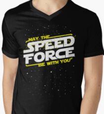 May The Speed Force Be With You Men's V-Neck T-Shirt