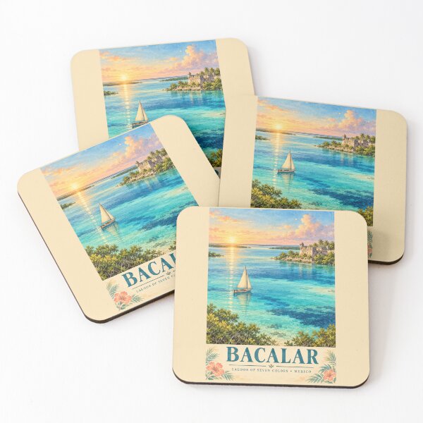 Item preview, Bacalar - Lagoon of Seven Colors - Mexico designed and sold by GoodOldVintage.