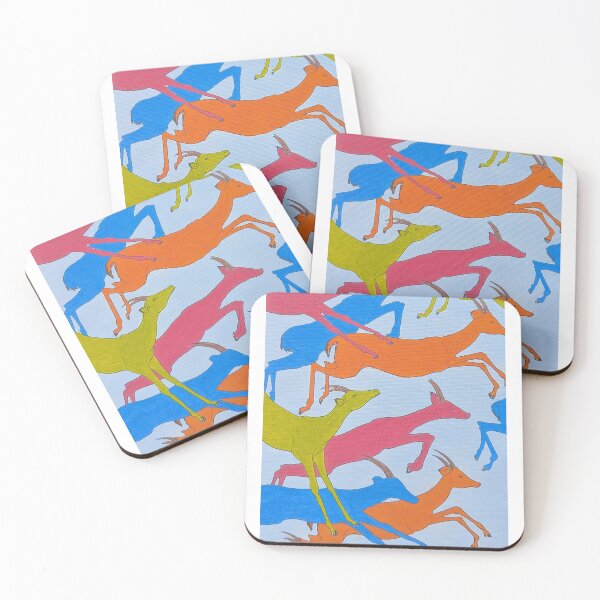 Item preview, Galloping Antelopes Bold Art Print designed and sold by MorvenCann93.