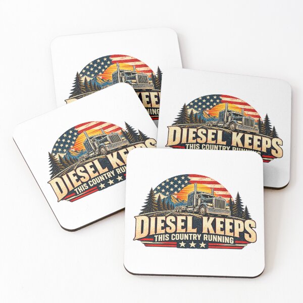 Item preview, Diesel Keeps This Country Running American Flag Trucker designed and sold by ArtDesignTp.