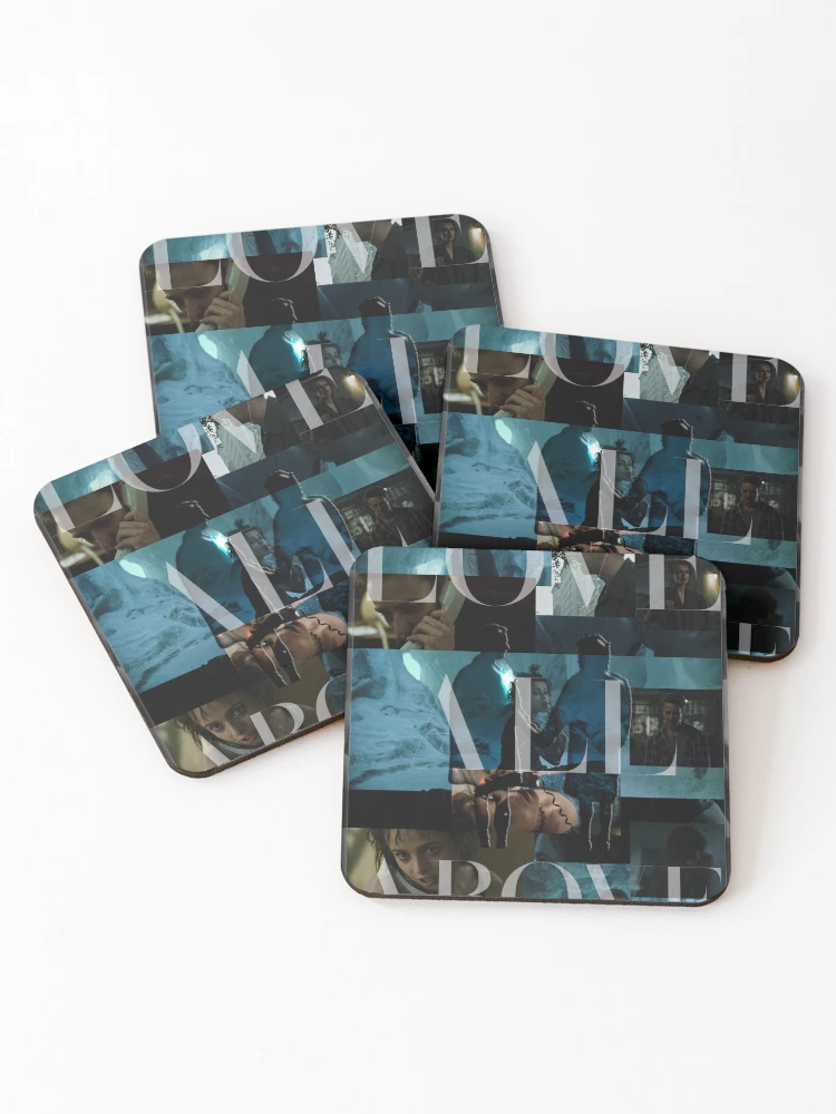 Thumbnail 1 of 5, Coasters (Set of 4), Love Above All designed and sold by RisqueThreading.