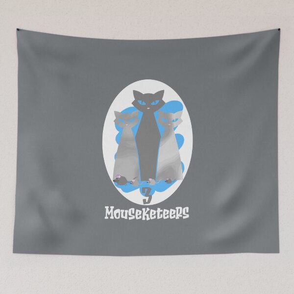 Item preview, Three Cute Cats With Mice designed and sold by Sartoris Art.