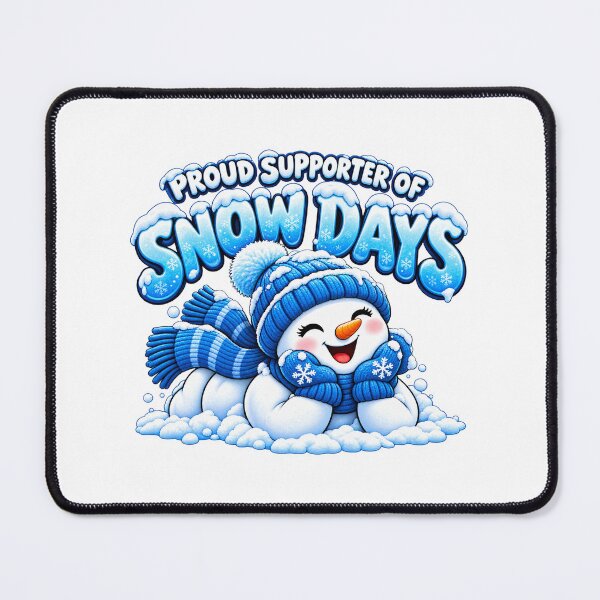 Item preview, Proud Supporter of Snow Days Cute Snowman Winter Teacher designed and sold by ArtDesignTp.
