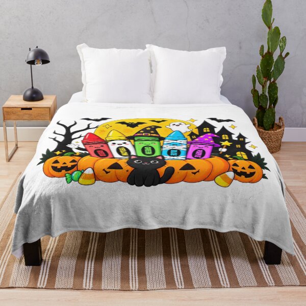 Item preview, Cute Halloween Crayons Pumpkin Black Cat Ghost Witch designed and sold by ArtDesignTp.