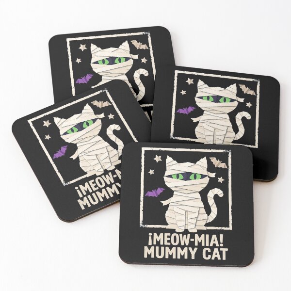 Item preview, Meow-Mia! Mummy Cat: Papercraft Origami Mummy Cat Halloween Art designed and sold by CuteKats.