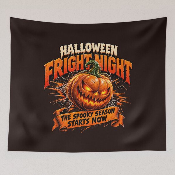 Item preview, Halloween Fright Night Spooky Pumpkin Horror Design designed and sold by DIB Designs – Express Your Style.