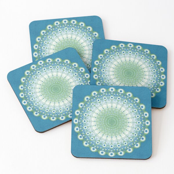 Item preview, Blue and Green Peacock Mandala 2 designed and sold by Elsy's Art.