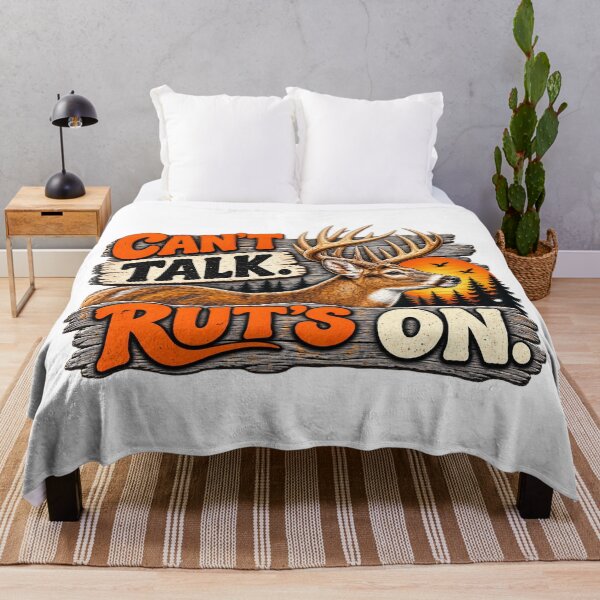 Item preview, Can't Talk Rut's On Whitetail Deer Buck Hunting Season designed and sold by ArtDesignTp.