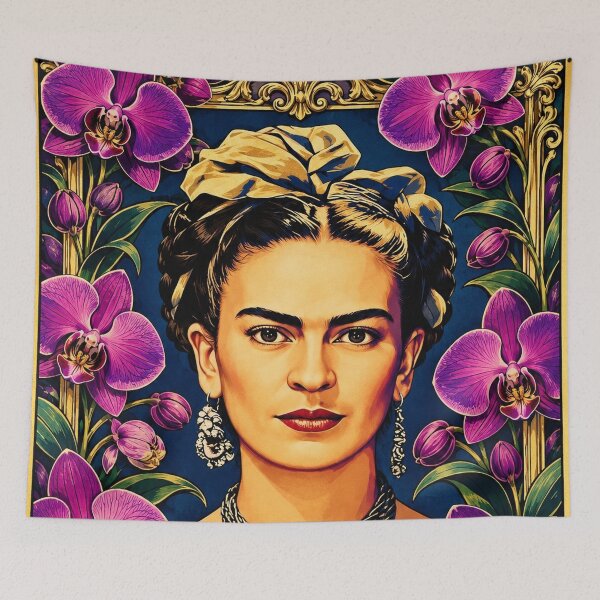 Item preview, Orchid-Framed Frida designed and sold by FabFunFridaForever!.