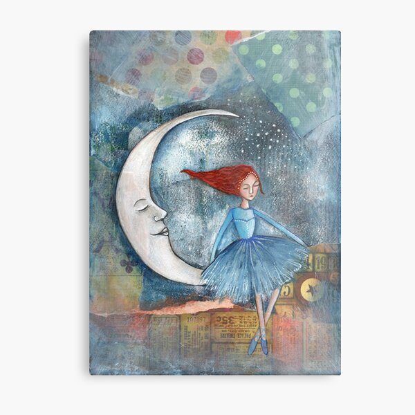 The Little Moon Dancer Metal Print