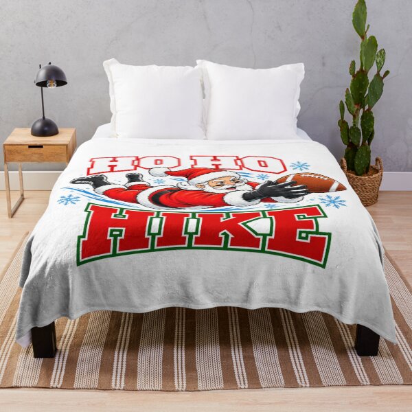 Item preview, Ho Ho Hike Santa Quarterback Christmas Football Humor designed and sold by ArtDesignTp.