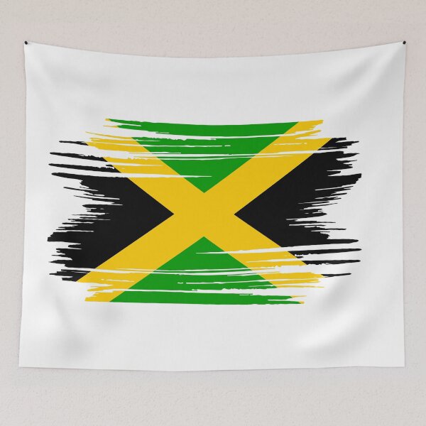 Item preview, Distressed Jamaica Flag JM designed and sold by shitpostee.