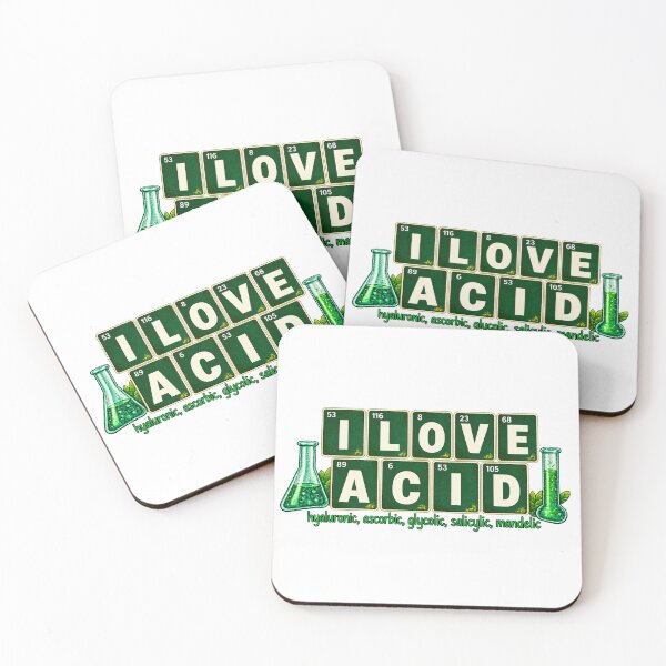 Item preview, I Love Acid Dermatologist Skincare Skin Esthetician designed and sold by ArtDesignTp.