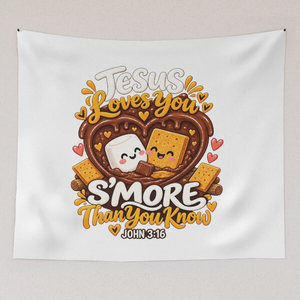 Item preview, Jesus Loves You S'More Than You Know John 3:16 Bible designed and sold by ArtDesignTp.