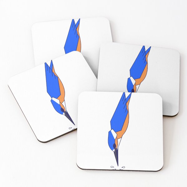 Item preview, Diving River Bird - Geometric Birdwatching Art designed and sold by Maraheem.