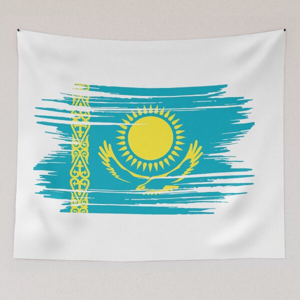 Item preview, Distressed Kazakhstan Flag KZ designed and sold by shitpostee.