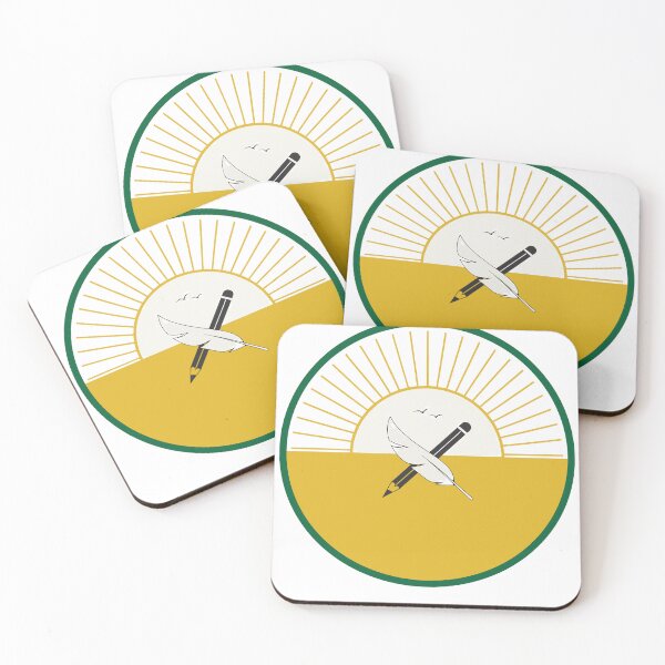 Item preview, Sunrise Field Journal Badge - Birding Notes designed and sold by Maraheem.