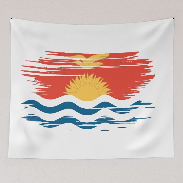 Item preview, Distressed Kiribati Flag KI designed and sold by shitpostee.