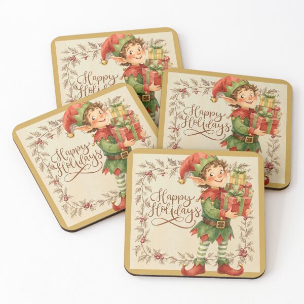 Item preview, Vintage Holly Berry Christmas Stamp Frame designed and sold by danaJG.