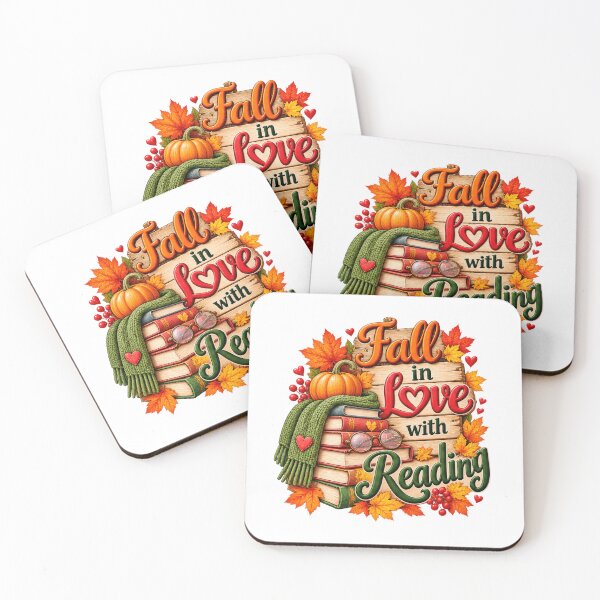 Item preview, Fall in Love with Reading Autumn Book Lover Teacher designed and sold by ArtDesignTp.
