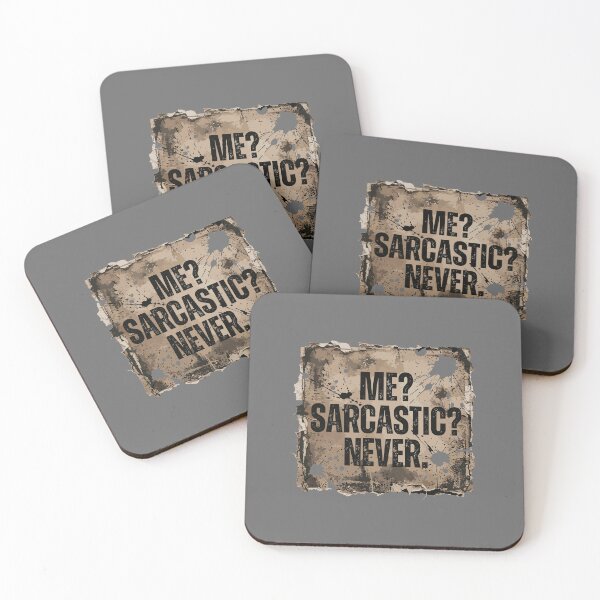Item preview, Me? Sarcastic? Never. Funny Sarcasm Humor Witty Personality designed and sold by SofiBlair.