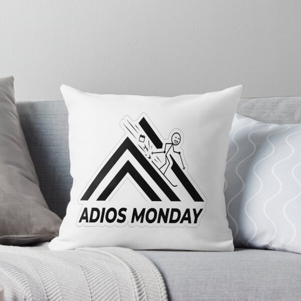Item preview, Adios Monday Funny Skiing Weekend Sticker - Office Humor Gift designed and sold by Imaginarium of Chaos falcon88 .