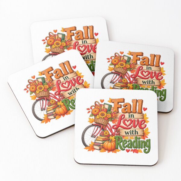 Item preview, Fall in Love with Reading Book Autumn Pumpkins Teachers designed and sold by ArtDesignTp.