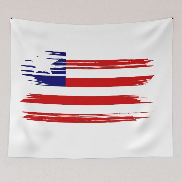 Item preview, Distressed Liberia Flag LR designed and sold by shitpostee.