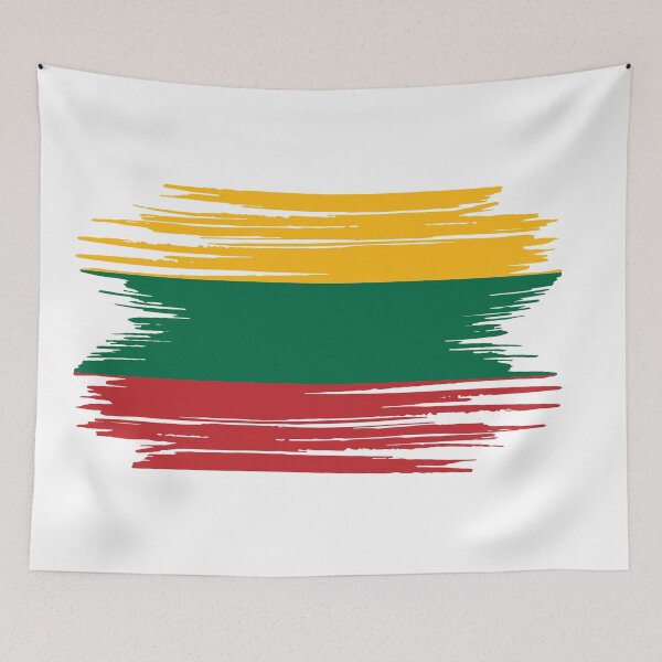 Item preview, Distressed Lithuania Flag LT designed and sold by shitpostee.