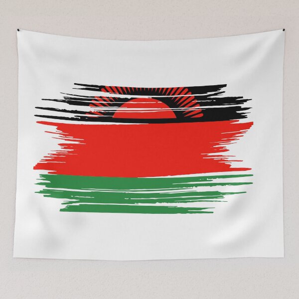 Item preview, Distressed Malawi Flag MW designed and sold by shitpostee.