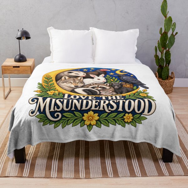 Item preview, Love The Misunderstood Woodland Creatures Wildlife Animal designed and sold by ArtDesignTp.
