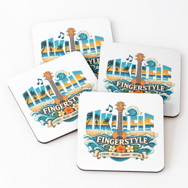 Item preview, Ukulele Fingerstyle Women's Four Strings Melody Harmony designed and sold by ArtDesignTp.