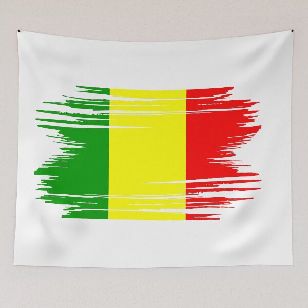 Item preview, Distressed Mali Flag ML designed and sold by shitpostee.
