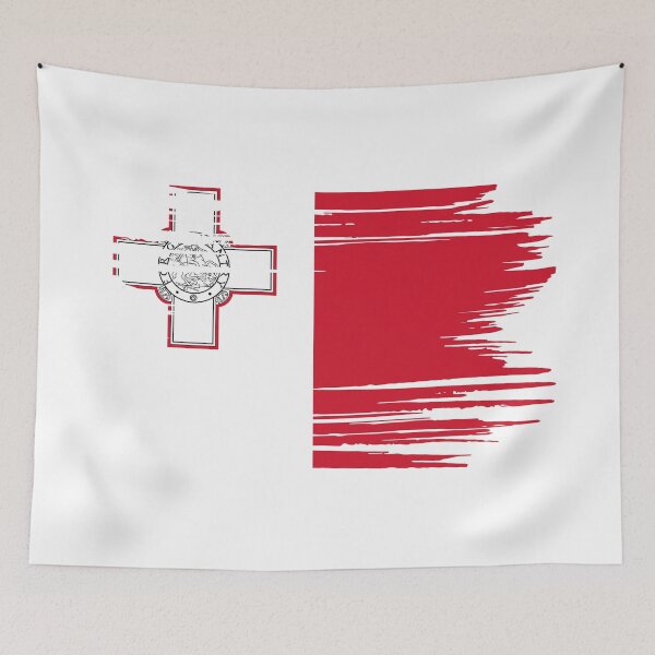 Item preview, Distressed Malta Flag MT designed and sold by shitpostee.