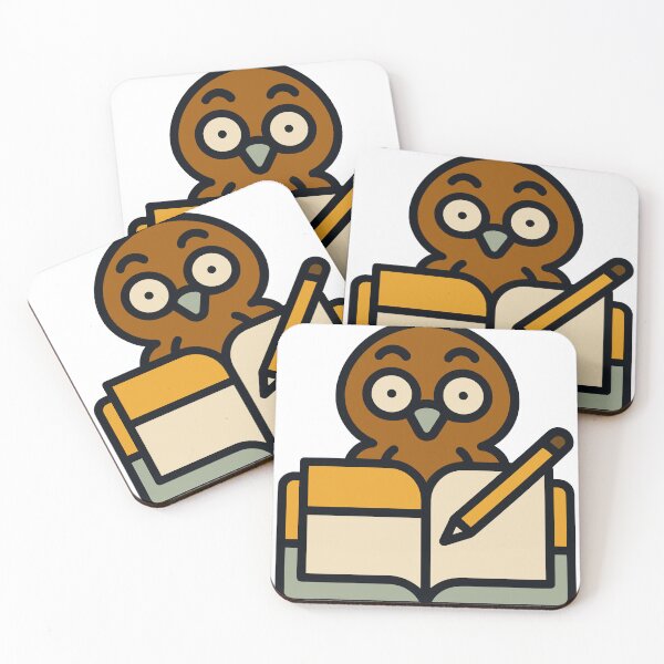 Item preview, Owl with Notebook - Cute Birding Journal Owl designed and sold by Maraheem.