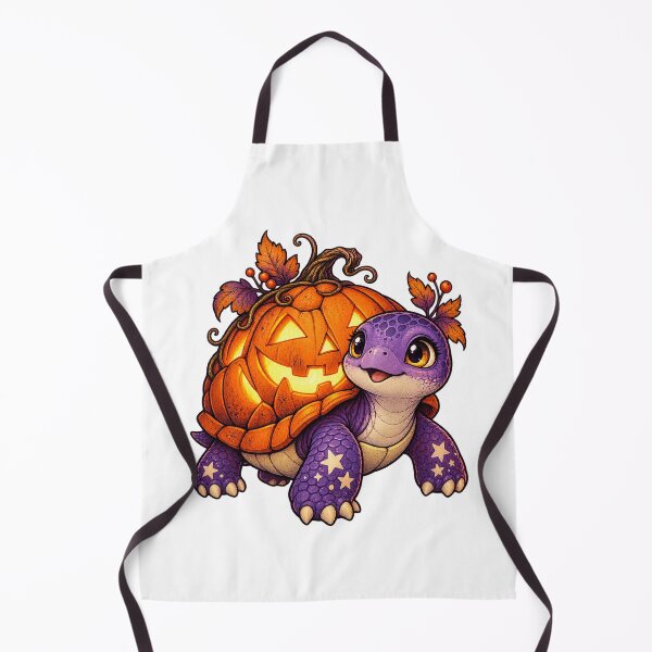 Item preview, Purple turtle with a pumpkin shell designed and sold by sasaPRO.