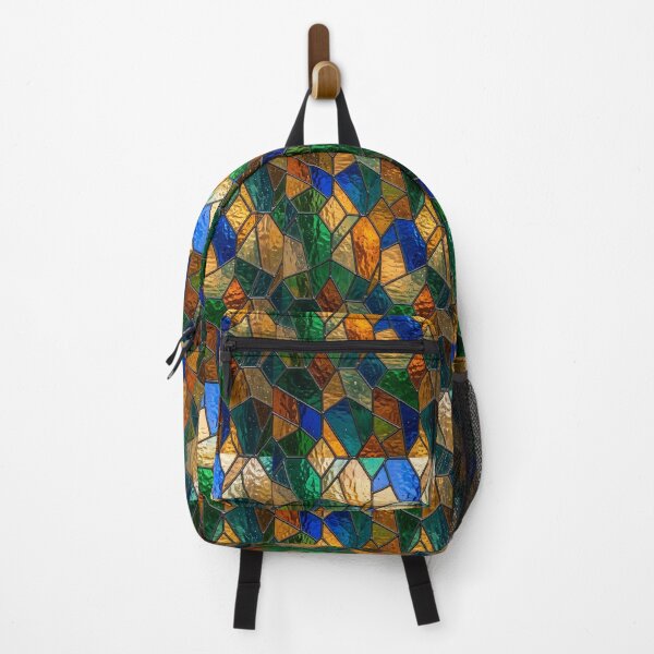 Item preview, Modern Luminous Stained Glass Geometric Pattern designed and sold by wallpapersarts.