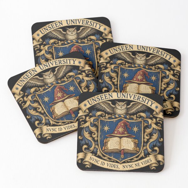 Item preview, Unseen University – Ancient Wizardry Coat of Arms designed and sold by Cohaagens Bazaar.