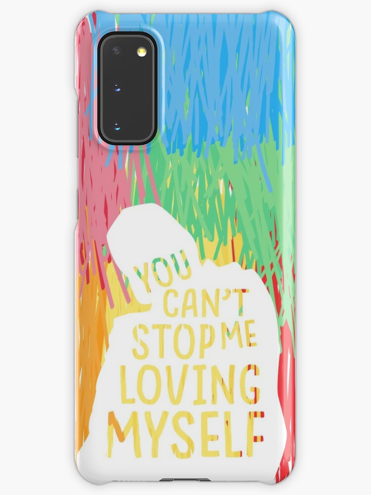 Bts Idol You Can T Stop Me Loving Myself Case Skin For Samsung Galaxy By Imgoodimdone Redbubble