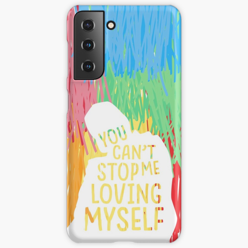 Bts Idol You Can T Stop Me Loving Myself Case Skin For Samsung Galaxy By Imgoodimdone Redbubble