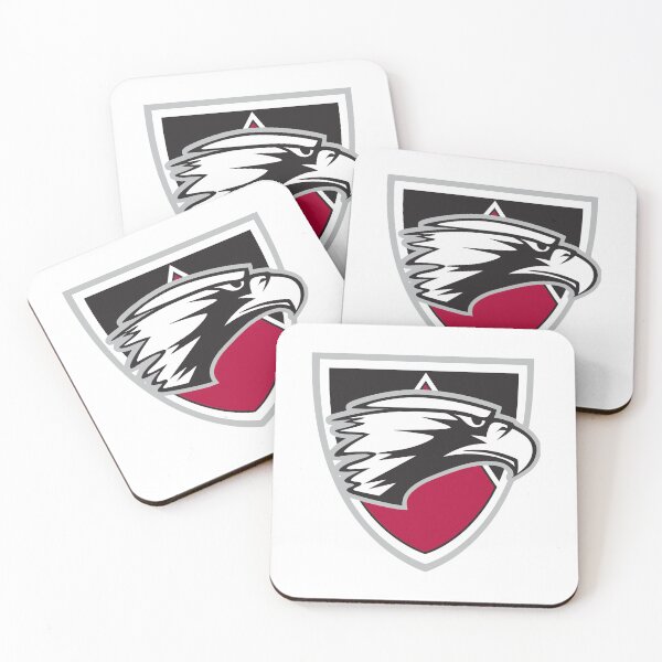 Item preview, Edgewood College Eagle Shield Logo in Black, Red and Gray designed and sold by Jia   Meng.