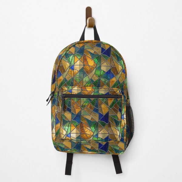 Item preview, Modern Luminous Stained Glass Geometric Pattern designed and sold by wallpapersarts.