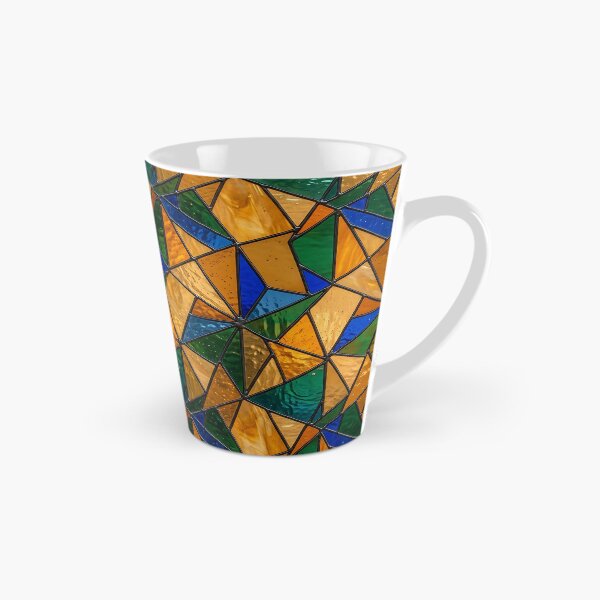 Item preview, Modern Luminous Stained Glass Geometric Pattern designed and sold by wallpapersarts.