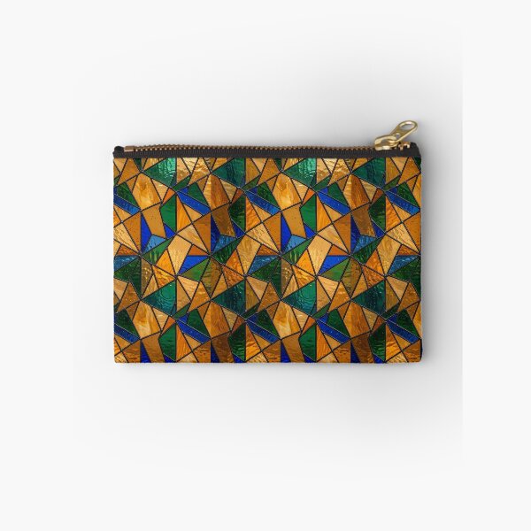 Item preview, Modern Luminous Stained Glass Geometric Pattern designed and sold by wallpapersarts.