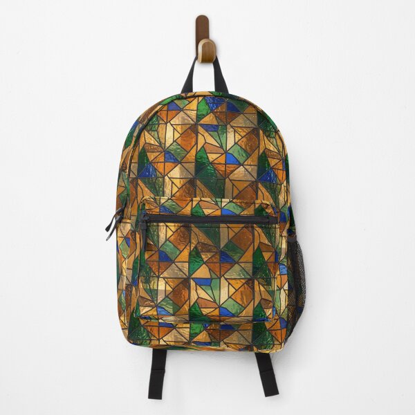 Item preview, Modern Luminous Stained Glass Geometric Pattern designed and sold by wallpapersarts.