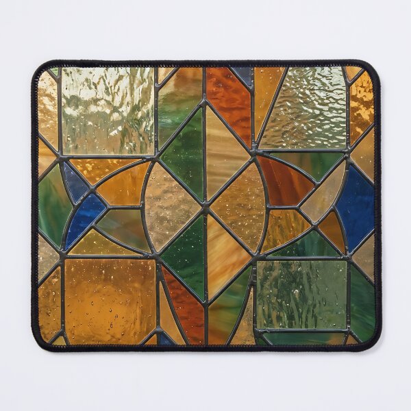 Item preview, Modern Luminous Stained Glass Geometric Pattern designed and sold by wallpapersarts.