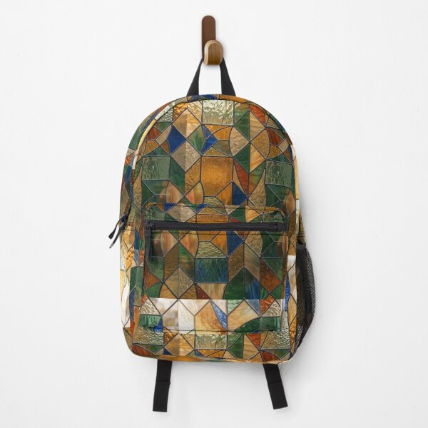 Item preview, Modern Luminous Stained Glass Geometric Pattern designed and sold by wallpapersarts.