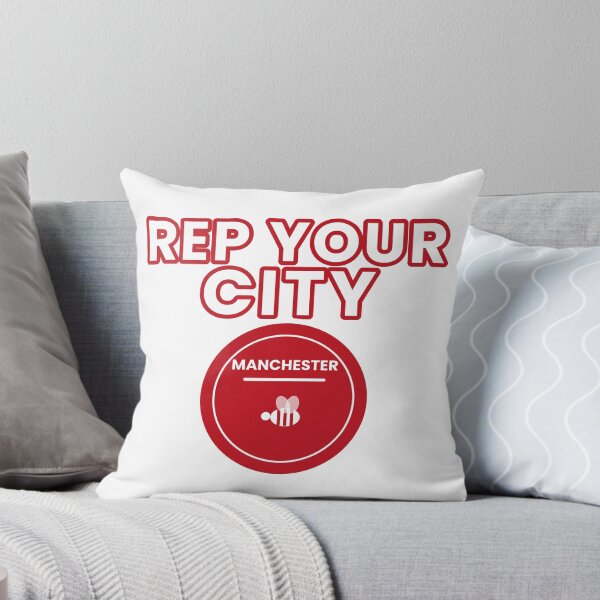 Item preview, Rep Your City Manchester Badge Design designed and sold by JiderichHub.