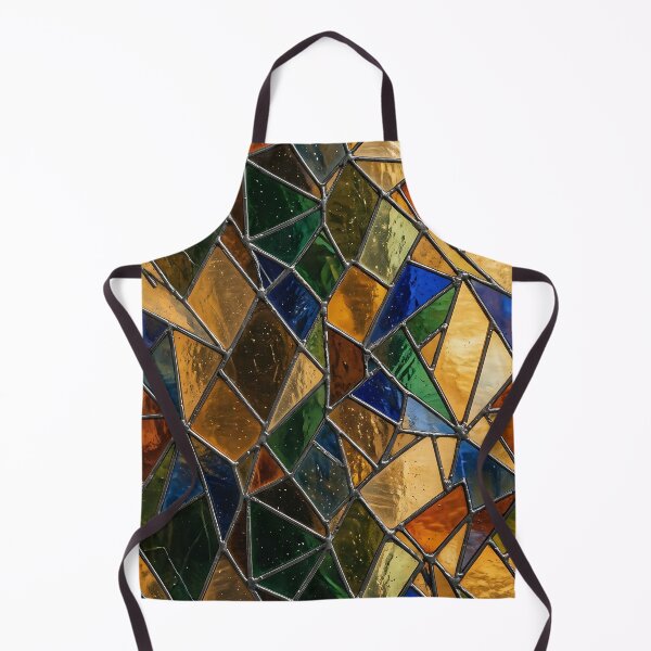 Item preview, Modern Luminous Stained Glass Geometric Pattern designed and sold by wallpapersarts.