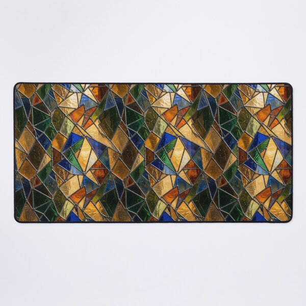 Item preview, Modern Luminous Stained Glass Geometric Pattern designed and sold by wallpapersarts.